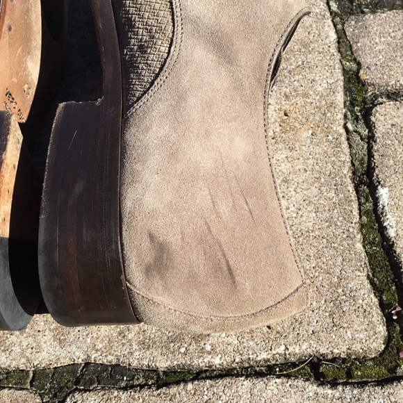 Canali Suede Monk Loafers Shoes Made in Italy